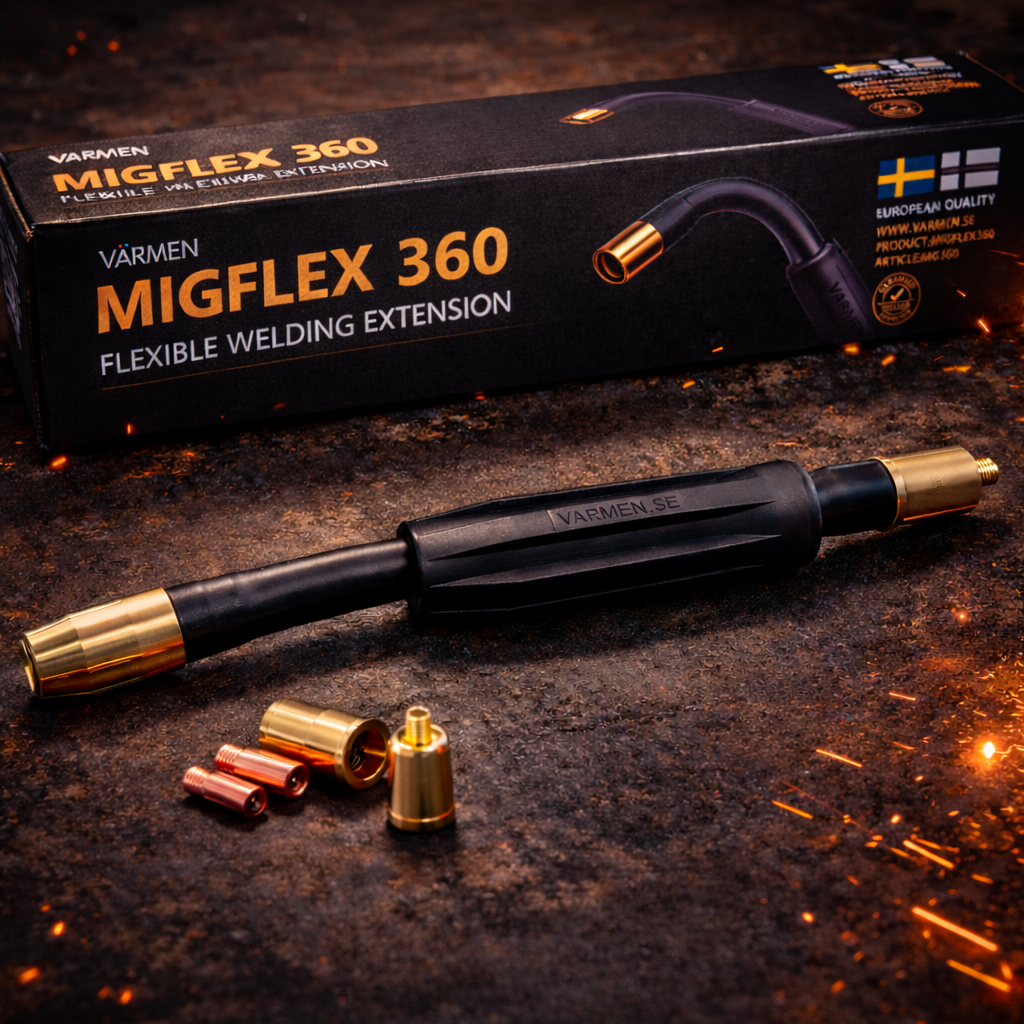 MIGFLEX 360™ Kom åt överallt. Svetsa snabbare.
