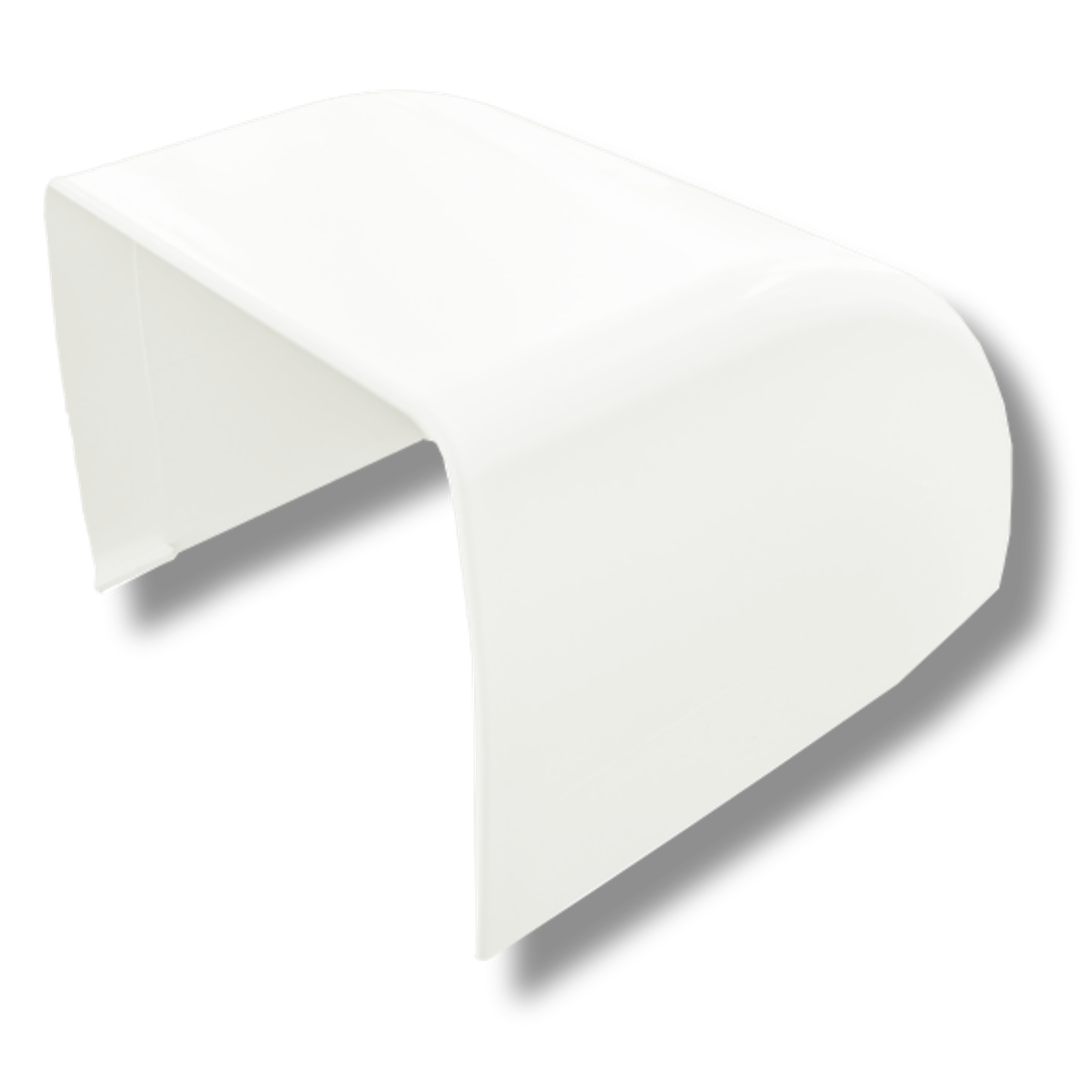 Värmen® Pasacables en ángulo 80x60mm Blanco - 10 piezas / paquete