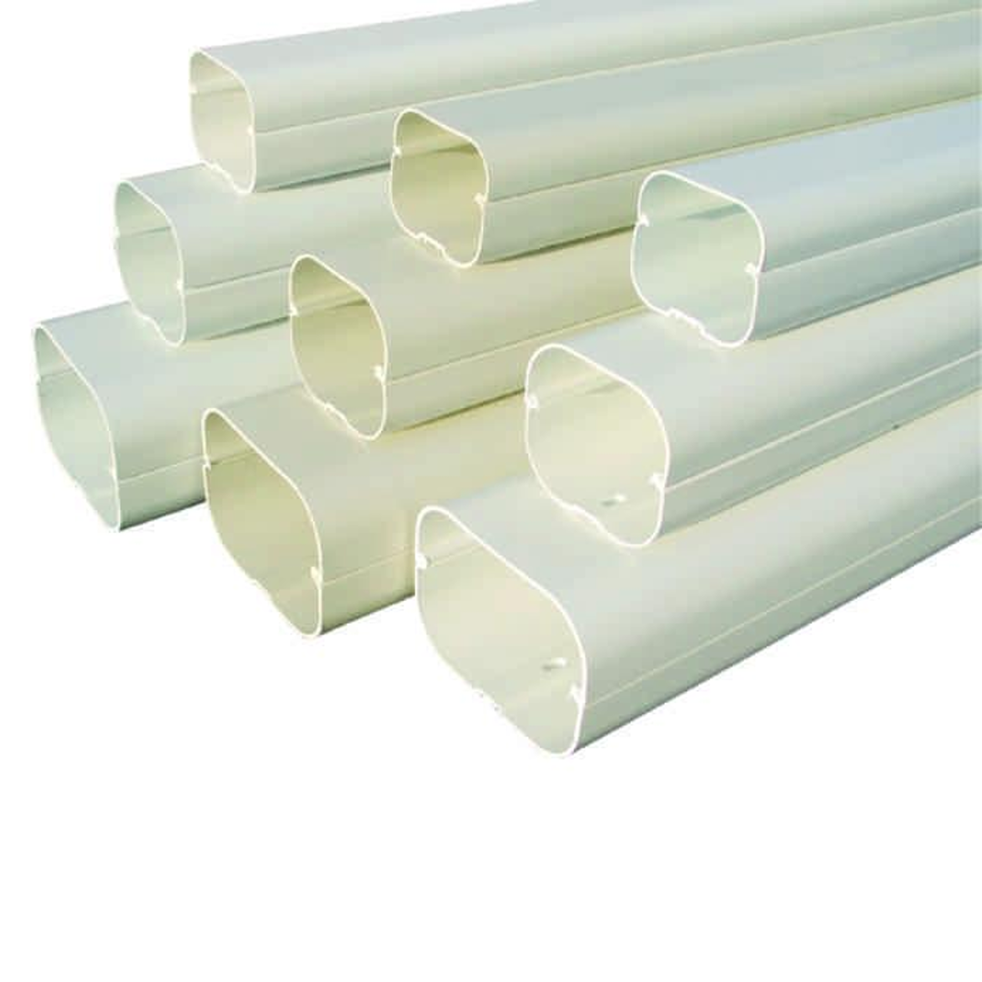 Tecnosystemi® Kanal 80x60 mm Vit - 24 meter